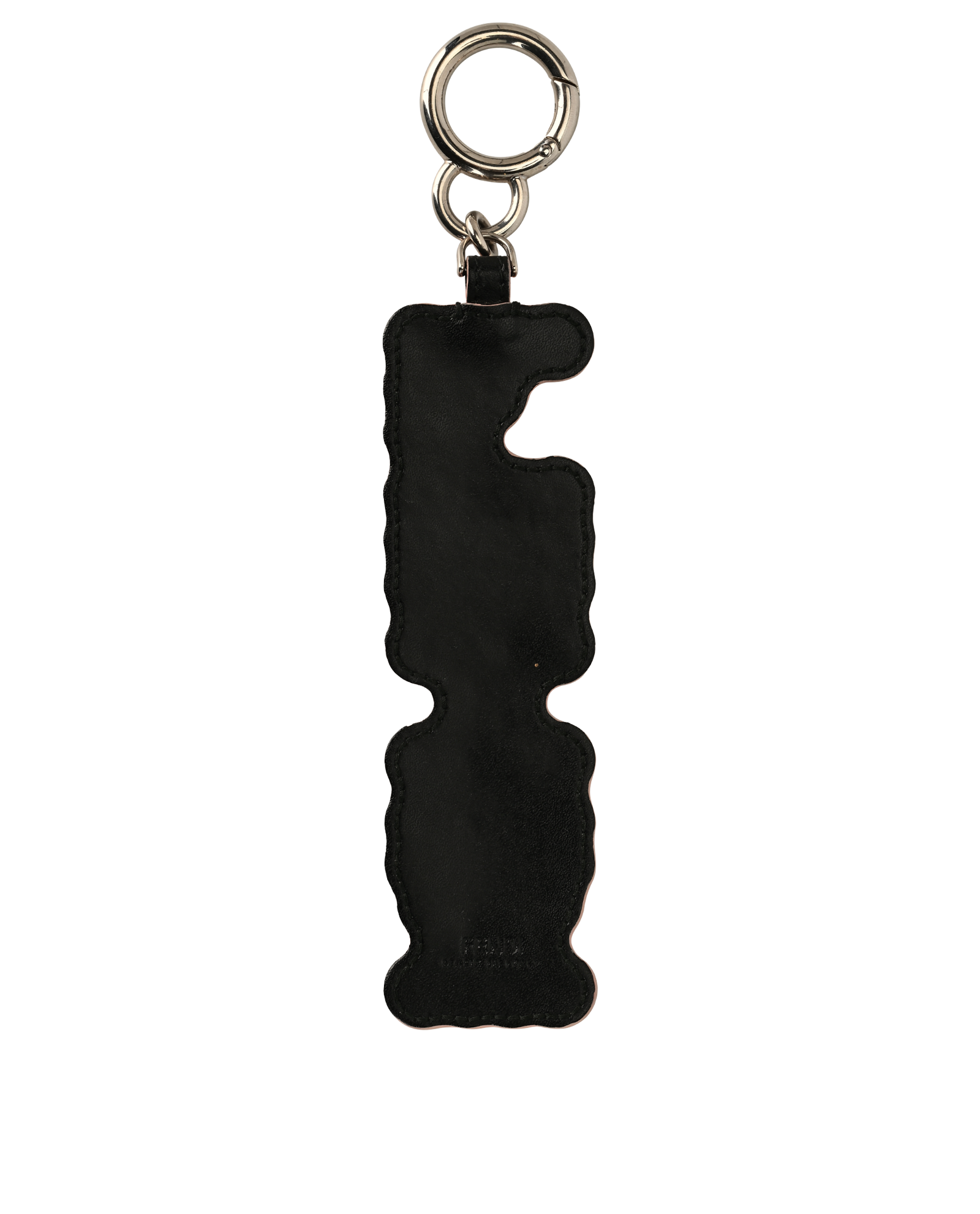 Fendi Logo Spike Key Chain, &pound;150, Accessories, Black/Blue/Pink, Leather, Back view